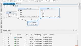 Visual Studio 2012 Parallel Stacks