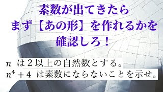 【素数問題】まず最初にしたい変形は！？あの形を作って絞り込め！