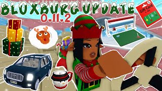 NEW BLOXBURG CHRISTMAS UPDATE 2022!! *New SUV, GIFT WRAPPING, REINDEER Pancakes \u0026 MORE! (0.11.2)