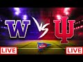 Indiana vs. Washington LIVE HD | NCAAF 2024 | College Football Live Week 8