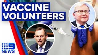 Coronavirus: Former Prime Ministers volunteer for vaccine trial | 9 News Australia