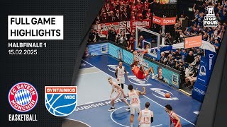 FC Bayern München Basketball vs. SYNTAINICS MBC - Full Game Highlights - BBL Pokal HF, 24/25