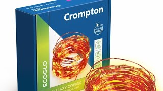 Crompton Galaxy Decoration Copper USB Powered String Fairy Lights with 100 Led Light #AmazonLights