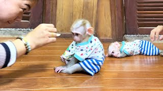 Funny Mom Try To Be Silly \u0026 Playful To Persuade A Picky Maddox To Eat A Healthy Fruit