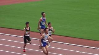 2016.06.25 岡山県選手権 男子 100ｍ 予選12組