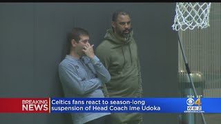 Celtics fans frustrated after Coach Ime Udoka suspended for season