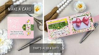 Make a Wallet Card (Plus, Big Die Hack!)