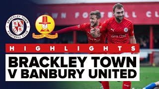 HIGHLIGHTS  Brackley Town 3-1 Banbury United - Monday 1st January 2024