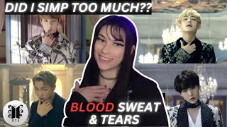 REACTING TO BTS (방탄소년단) '피 땀 눈물 (Blood Sweat & Tears)' Official MV FOR THE FIRST TIME