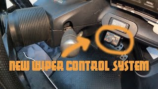 Installing a wiper control system in m Toyota Coms - コムスにワイパーコントロールシステムを入れます