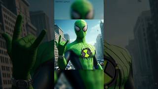 Spider-Ben!🕷️(The Ultimate Omnitrix 💥)#trending #marvel #dc #shorts