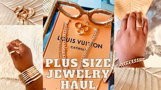 BOMB AFFORDABLE PLUS SIZE JEWELRY HAUL |Cartier Dupe?| |Rings | Bracelets | Anklets |