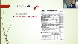 闲聊 - 28 S Corp的老板们要注意了 现在国税局终于对S Corp 下手了, 怎么回事? 今天来聊聊 7203表