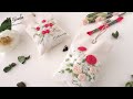 [릴리스가든 프랑스자수] 여름 꽃향기가 나는 꽃자수 샤쉐 향냥 flower embroidery