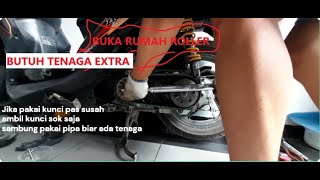 Service CVT Honda Beat FI sendiri saja