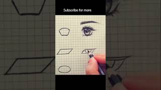 How to draw anime cartoon eyes in different styles 😍😲😱🔥