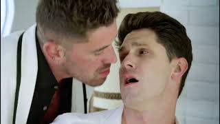 The groom gets his puck creamed - Devin Franco \u0026 Chris Damned || Hot Gay Kiss