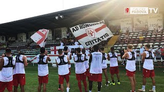 Tifosi biancoscudati all'allenamento a porte aperte Stadio Appiani