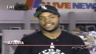 Ice Cube interviewed on CNBC after anti-semitic lyrics [Early 90's]