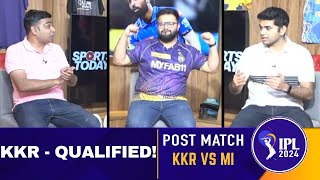 LIVE IPL 2024: KKR do the double on MI, become 1st team to qualify for playoffs | KKR vs MI