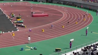 2016年高校総体埼玉県男子400ｍH準決勝3組