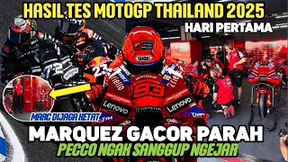 🔴TES BURIRAM H-1, MARQUEZ NGAK ADA OBAT, BEZZECCHI SAMPAI LUPA MOTOR DUCATI, MARINI MAKIN BRUTAL