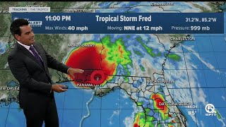 Tropical Storm Fred makes landfall in Florida Panhandle; Henri forms near Bermuda