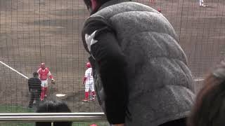 2019年2月10日カープ日南キャンプ　シート打撃　投手岡田