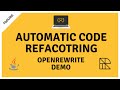 Automatic Large Scale Java Code Refactoring with OpenRewrite