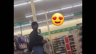 Dollar Tree shopper doesn't believe in the bulge.