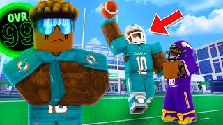 Tyreek Hill TAKES OVER Roblox Football!