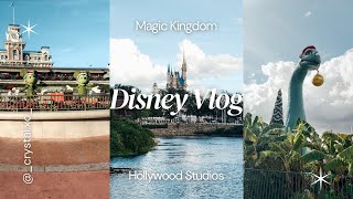 DISNEY VLOG | Hollywood Studios & Magic Kingdom Christmas Decorations