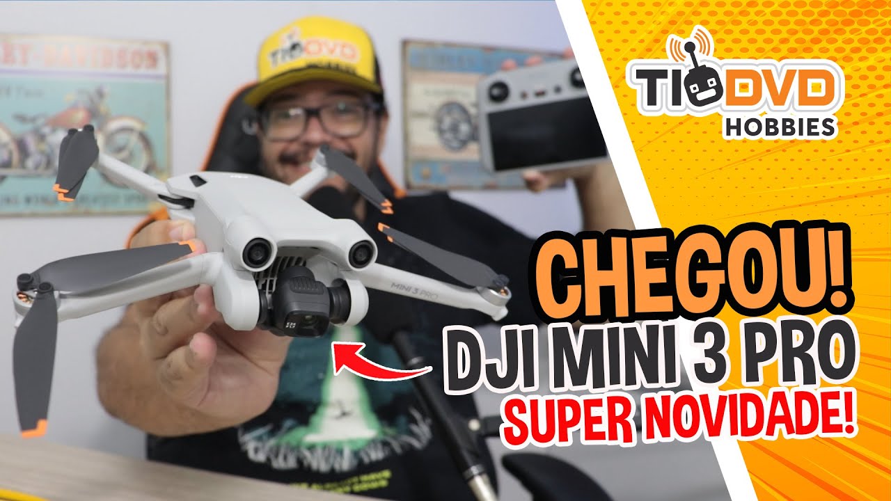 CHEGOU!!! DJI MINI 3 PRO SUPER NOVIDADE DRONE COM GPS CAMERA 4K GIMBAL ...