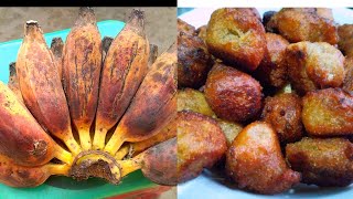 ভীম কলৰ সৈতে বৰা পিঠা। pitha recipe|