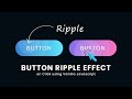 Button Ripple Effect on Click Using CSS3 & Vanilla Javascript