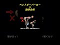 ベントオーバーロー（広背筋・三角筋）×動作分析　 カラダ研究所 姿勢 柔軟性 マッサージ ストレッチ 筋トレ 筋肉 肩こり セラピスト