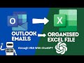 Organise and Export Outlook Emails with ChatGPT & VBA to Excel File!
