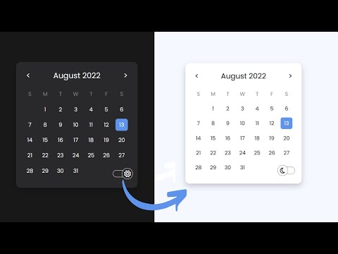 Calendar With HTML, CSS, And JavaScript - How To Build Calendar Using ...