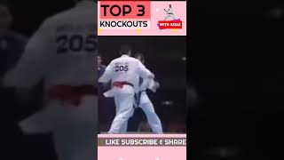 TOP 3 KNOCKOUTS #2 #kumite #karate #viral