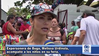 Expersonera de Buga, Melissa Urdinola, acompañó a los niños en su feria