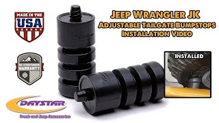 Daystar Products 2007-2015 Jeep Wrangler JK Tailgate Bumpstops Installation KJ09144BK