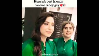 Ramsha & Kubra khan Best Friend Ban Kar Rahe Ge |Whatsapp Status