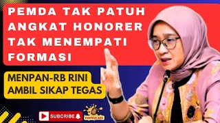 MENPAN-RB Ambil Sikap Tegas Terhadap Pemda Tak Patuh Angkat Honorer PPPK \u0026 Paruh Waktu