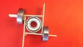 2 Simple Parts DIY Fidget Spinner/how to make DIY Fidget Spinner
