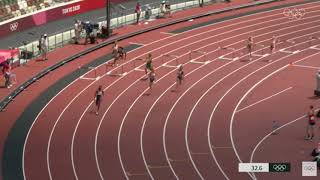 Women's 400m hurdles 2021 Olympic Games - finals - Sydney McLaughlin World record 51.46s - middle