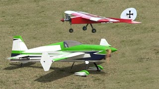 Yさんの２機のラジコン飛行機　2022/6/2   千葉フライングクラブにて