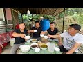 Khai Trương Nấu Rượu Ăn Bát Pịa Bò To & Nuôi Đuông Dừa Trên Trang Trại | Farm Hoa Ban Tây Bắc