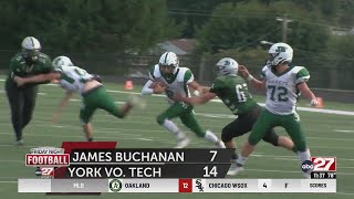 James Buchanan at York Vo. Tech - Friday Night Football week 1