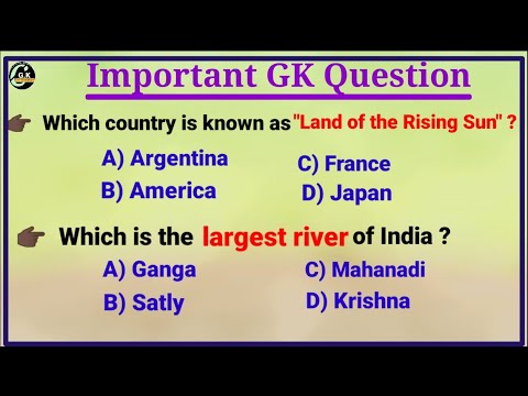 Indian Best GK Questions & Answers In English/MCQ GK/Objective GK ...