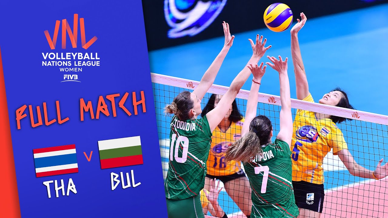 Thailand 🆚 Bulgaria - Full Match | Women’s Volleyball Nations League ...